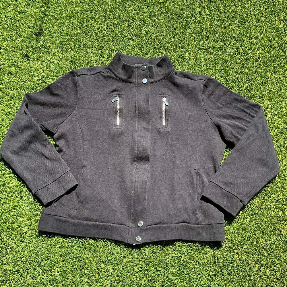 Lauren Ralph Lauren Black Cotton Blend Jacket